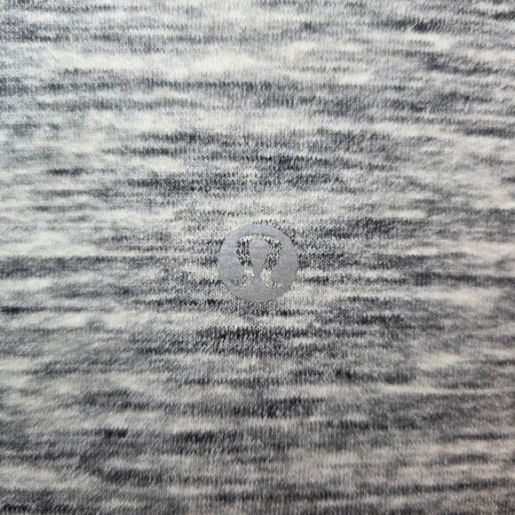 Lululemon Snuggle Up Jacket Heathered Space Dyed Black Slub 6 - Picture 9 of 10